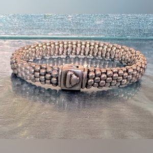 Lagos 925 silver caviar bracelet , near new